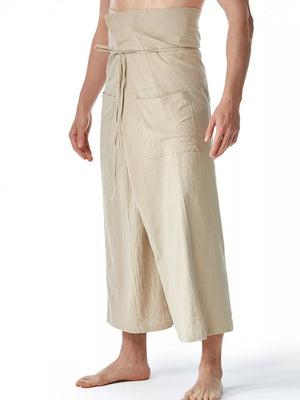 Men's Loose Fit Sweatpants With Tie Waist, view 20