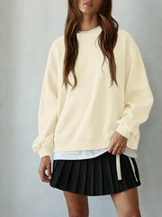 red sweatshirt